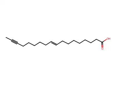 Octadec-9-en-16-ynoic acid structure