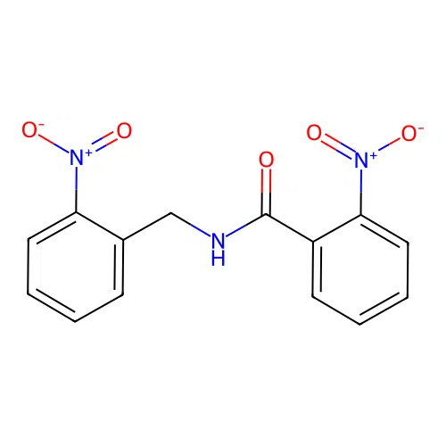 2-nitro-N-(2-nitrobenzyl)benzamide structure