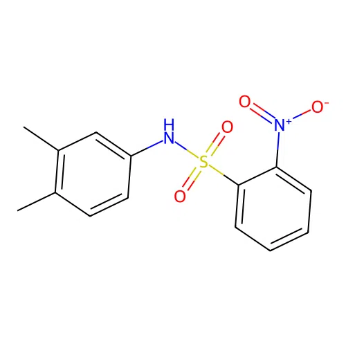 N-(3,4-dimethylphenyl)-2-nitrobenzenesulfonamide structure