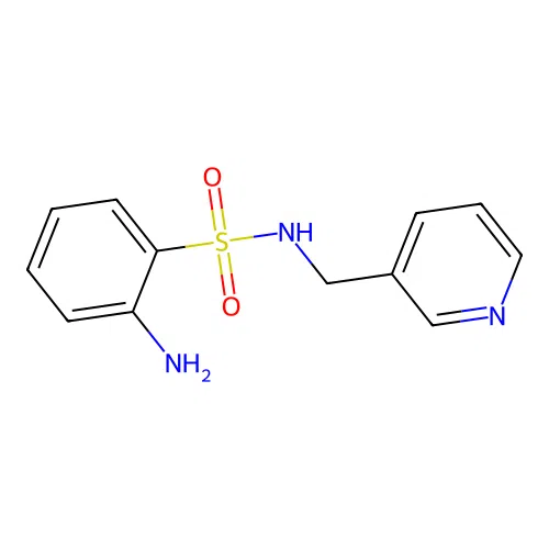 2-amino-N-(pyridin-3-ylmethyl)benzenesulfonamide structure