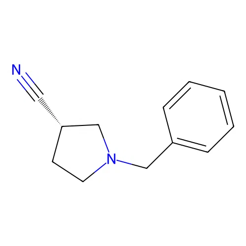 (S)-1-Benzyl-pyrrolidine-3-carbonitrile structure