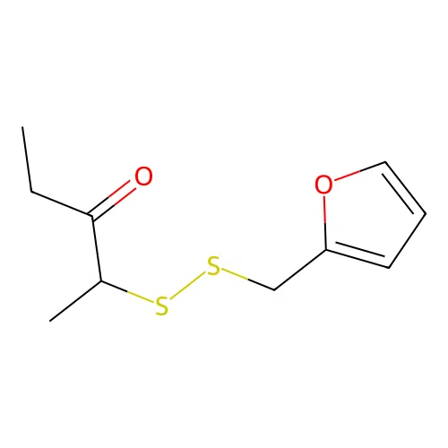 2-[(2-Furylmethyl)dithio]-3-pentanone structure
