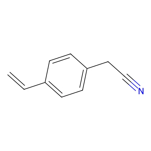 (4-Vinylphenyl)acetonitrile structure