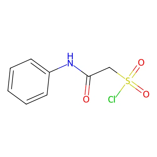 (Phenylcarbamoyl)methanesulfonyl chloride structure