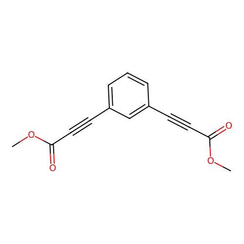 Methyl 3-[3-(3-methoxy-3-oxoprop-1-ynyl)phenyl]prop-2-ynoate structure