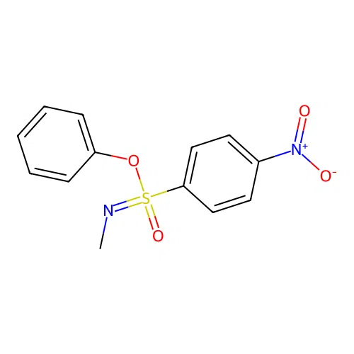 phenyl N-methyl-4-nitrobenzenesulfonimidate structure