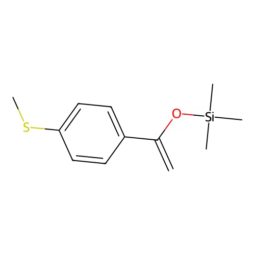 1-Methylthio-4-[1[(trimethylsilyl)oxy]ethenyl]benzene structure