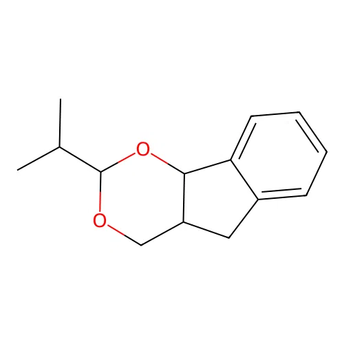 2-Isopropyl-4,4a,5,9b-tetrahydroindeno[1,2-d][1,3]dioxine structure