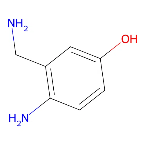 4-Amino-3-(aminomethyl)phenol structure