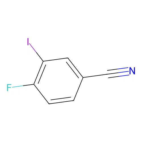 4-Fluoro-3-iodobenzonitrile structure