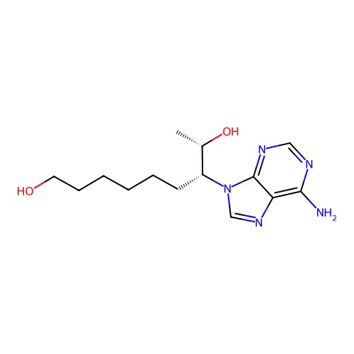 1,8-Nonanediol, 7-(6-amino-9H-purin-9-yl)-, (7R,8S)- structure