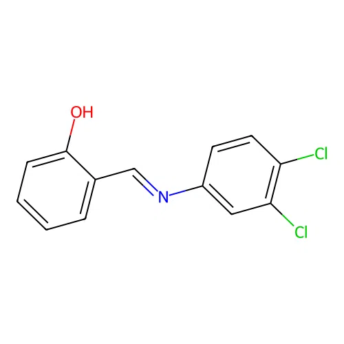 Alpha-(3,4-dichlorophenylimino)-O-cresol structure
