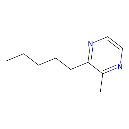 2-Methyl-3-pentylpyrazine structure