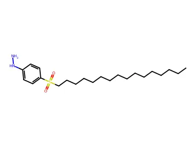 (4-(Hexadecylsulphonyl)phenyl)hydrazine structure
