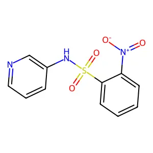 2-nitro-N-(pyridin-3-yl)benzenesulfonamide structure