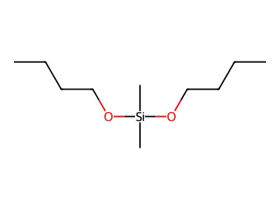 Dibutoxy(dimethyl)silane structure