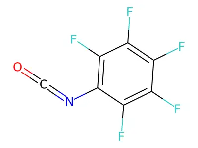 Perfluorophenyl isocyanate structure