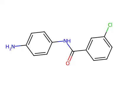 N-(4-aminophenyl)-3-chlorobenzamide structure