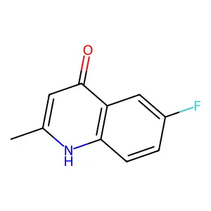 6-Fluoro-2-methylquinolin-4-ol structure