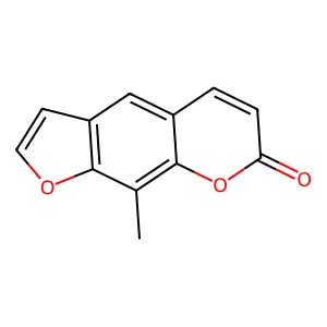 8-Methylpsoralen structure