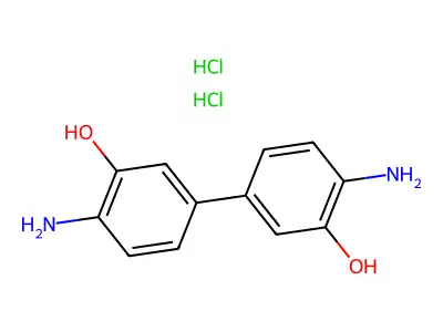 3,3'-Dihydroxybenzidine.2HCl structure