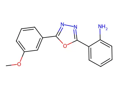 2-[5-(3-Methoxyphenyl)-1,3,4-oxadiazol-2-yl]aniline structure