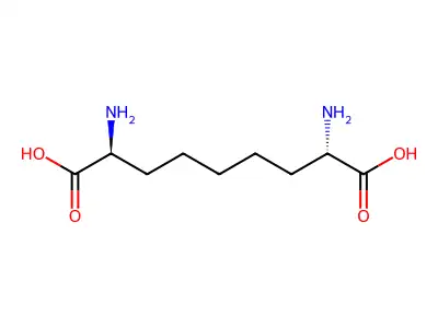 2,8-Diaminononanedioic acid structure