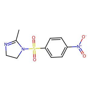 2-Methyl-1-[(4-nitrophenyl)sulfonyl]-4,5-dihydro-1H-imidazole structure