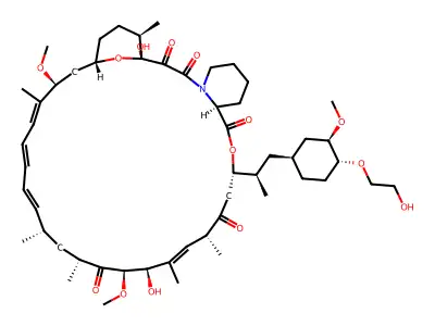 Everolimus structure