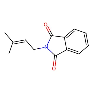 Phthalimide, N-(3-methyl-2-butenyl)- structure