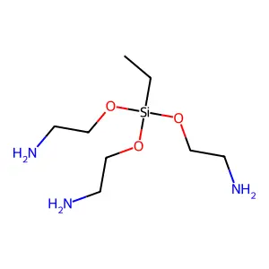 Ethylamine, 2,2',2''-((ethylsilylidyne)trioxy)tris- structure