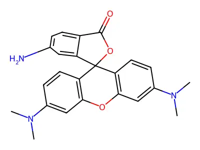6-Aminotetramethyl Rhodamine structure
