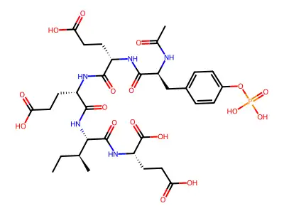 N-Acetyl-O-phosphono-Tyr-Glu Dipentylamide structure