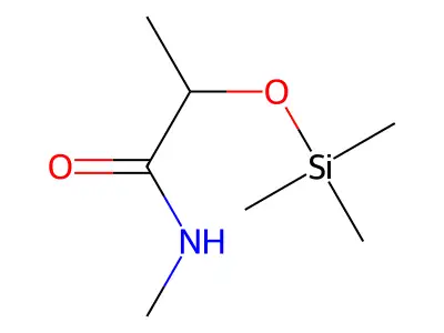 Propanamide, N-methyl-2-((trimethylsilyl)oxy)- structure