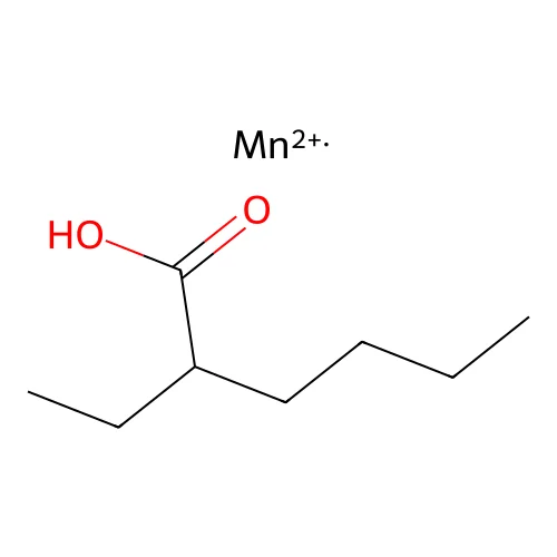 2-Ethylhexanoic acid, manganese salt structure