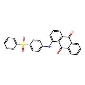 9,10-Anthracenedione, 1-((4-(phenylsulfonyl)phenyl)amino)- structure
