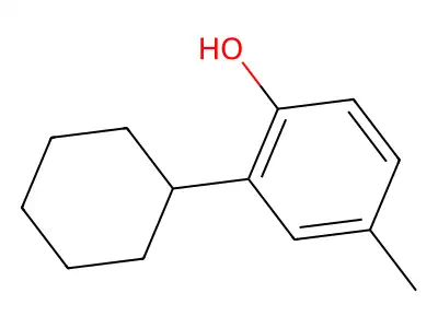 2-Cyclohexyl-p-cresol structure