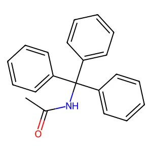 N-(Triphenylmethyl)acetamide structure