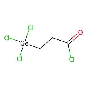 Propanoyl chloride, 3-(trichlorogermyl)- structure
