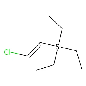 (2-Chloroethenyl)triethylsilane structure