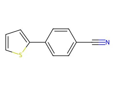 4-(2-Thienyl)benzonitrile structure