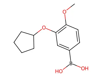 3-(Cyclopentyloxy)-4-methoxybenzeneboronic acid structure