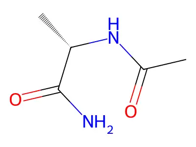 N-Acetylalaninamide structure