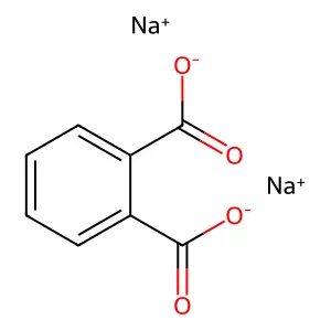 Disodium phthalate structure