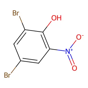 2,4-Dibromo-6-nitrophenol structure