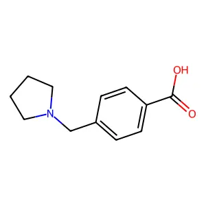 4-(pyrrolidin-1-ylmethyl)benzoic Acid structure