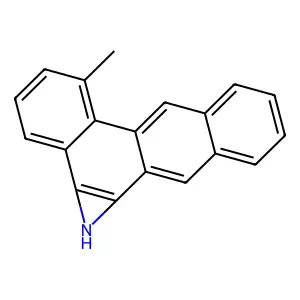 1-Methylbenz(a)anthracene 5,6-imine structure