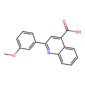 2-(3-Methoxyphenyl)quinoline-4-carboxylic acid structure