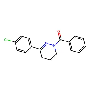 [3-(4-chlorophenyl)-5,6-dihydro-1(4H)-pyridazinyl](phenyl)methanone structure
