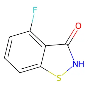 4-Fluoro-2,3-dihydro-1,2-benzothiazol-3-one structure